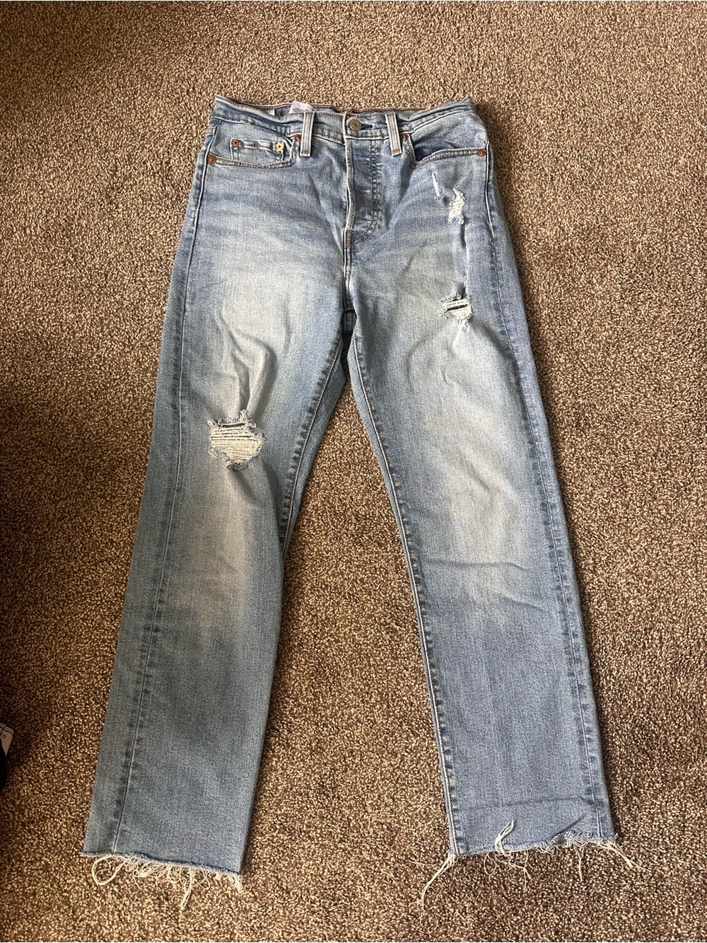 Levi Light Blue Distressed Women’s Jeans